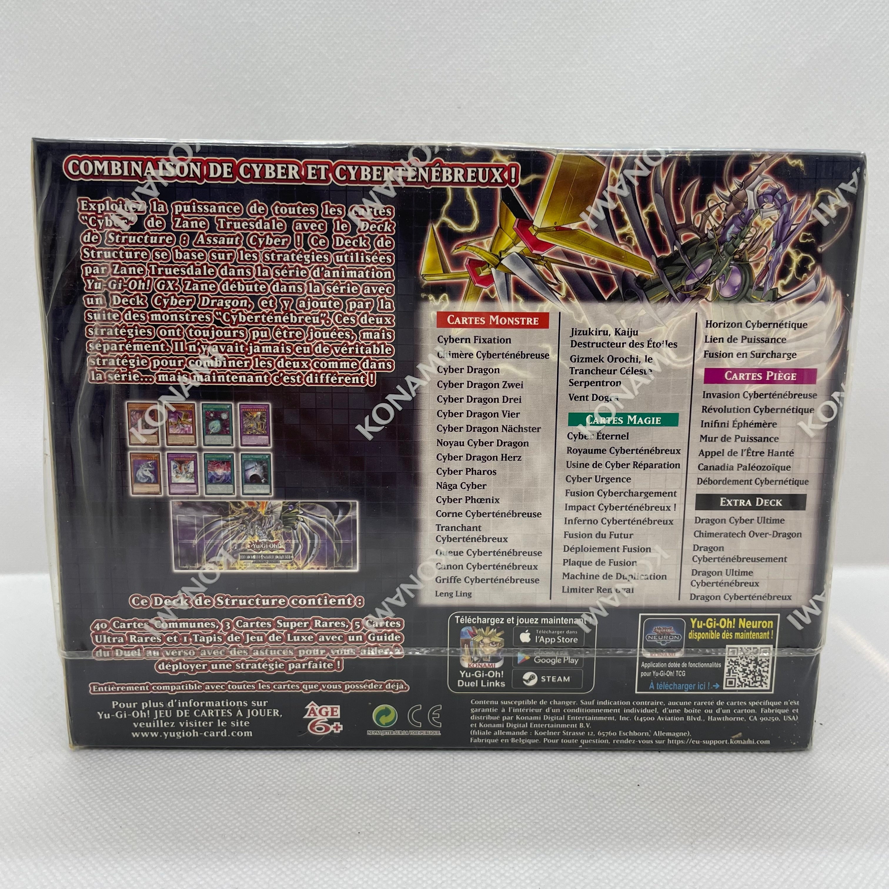 Yu-Gi-Oh! - Pack de 8 Deck de Structure : Assaut Cyber