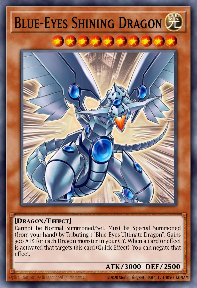 Dragon aux Yeux Bleus Rayonnants RP02-EN096 · Bon