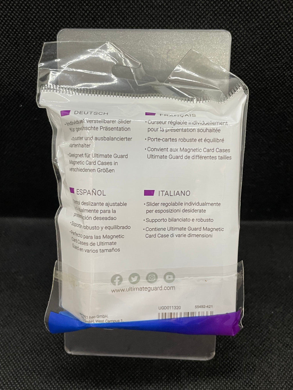 Ultimate Guard - Support en acrylique pour Cartes : Card Slider Stands