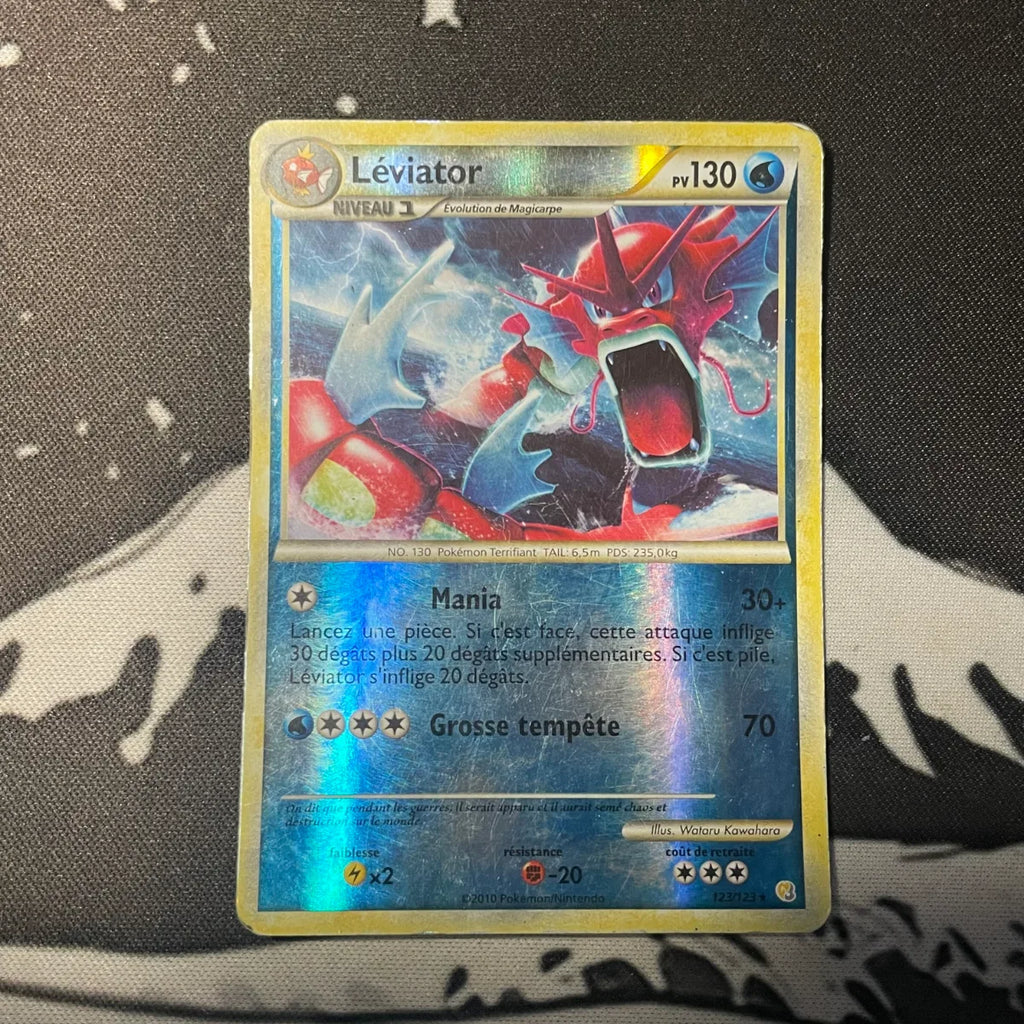 Léviator 123/123 — HeartGold SoulSilver · Reverse · Légèrement joué