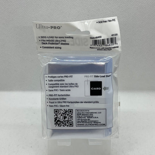 Ultra PRO - 100 Protèges Cartes souples : Fit Side-Load SLEEVES