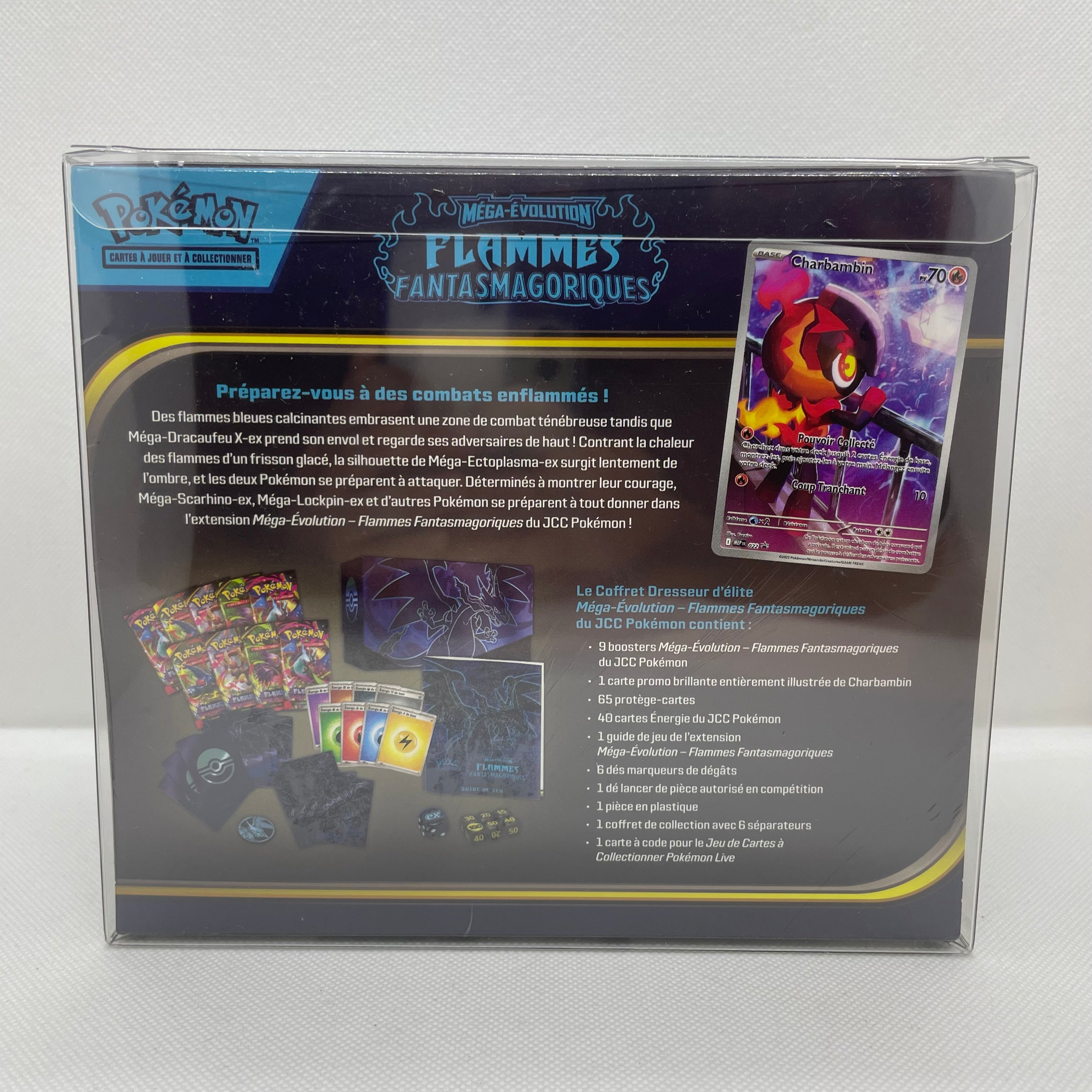 Pokémon - ETB Méga-Évolution : Flammes Fantasmagoriques - FR (ME02)(Défaut de scellage)