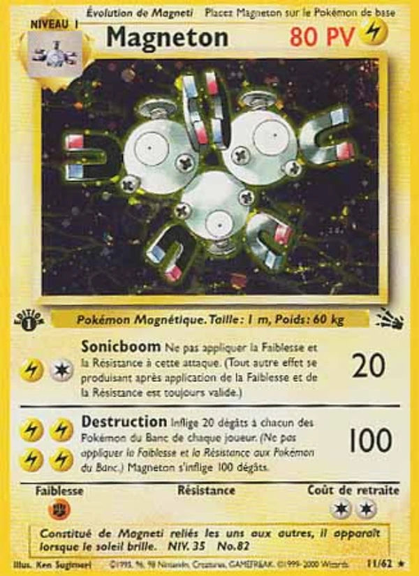 Magnéton 11/62 — Fossile · 1re édition · Joué