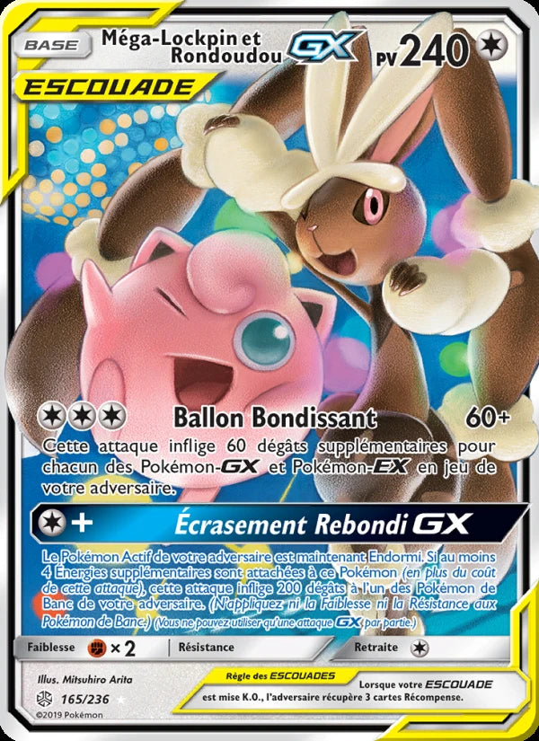 Méga-Lockpin et Rondoudou GX 165/236 — Éclipse Cosmique · Excellent