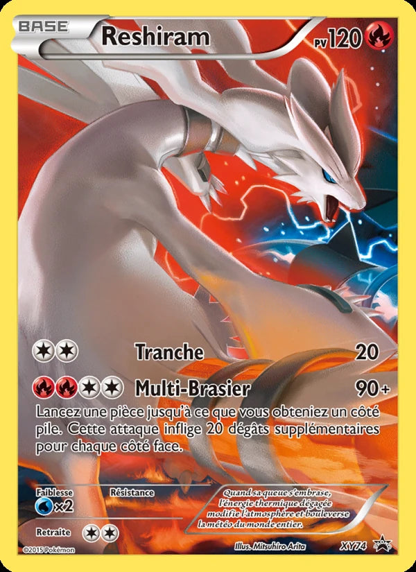 Reshiram XY74 — Promo XY · Excellent